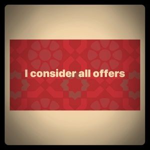 IF YOU SEE SOMETHING LIKE, MAKE AN OFFER